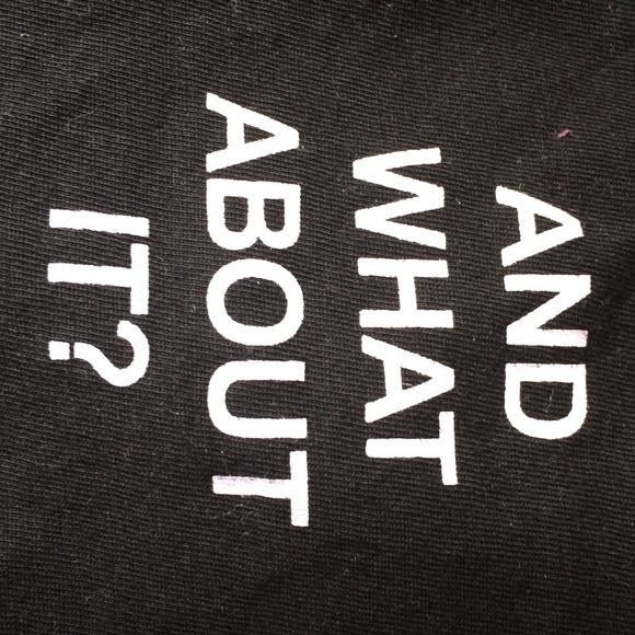 ariana grande “and what about it” tee from h&m - Picture 5 of 6